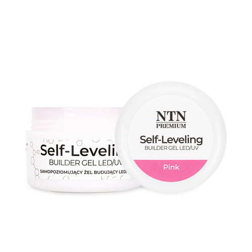 Selbstnivellierendes Builder-Gel, hart, mittlere Konsistenz, Molly Nails Coffee Blush, HEMA/Di-HEMA-frei, 50 g