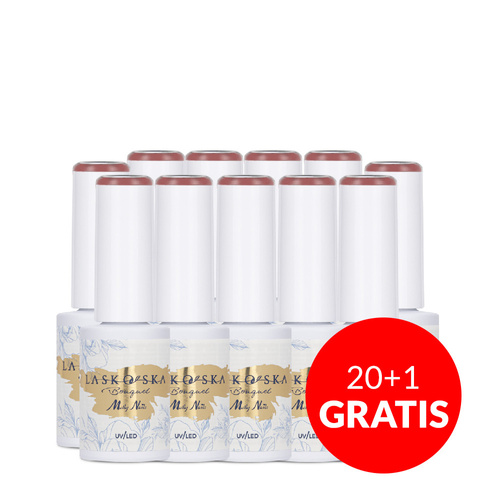 20+1 free LED/UV Gel Polish Molly Nails @Bouquet by Laskovska Lovely Rokoko HEMA/Di-HEMA Free 7g