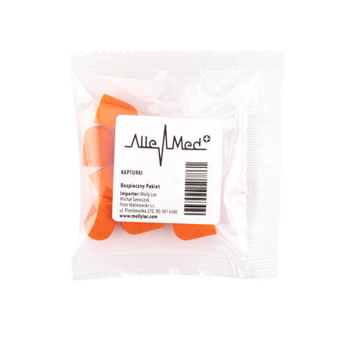 Cappucci per pedicure 7 mm, grana 60, 100 pezzi, ABS Podo Allemed, arancione Orange