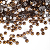 Strass pour ongles en verre SS3 Smoked Topaz, environ 50 pièces