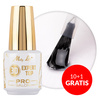 10+1 free Top 3d Expert Pro Salon MollyLac top coat for hybrid nail polish with wash Clear 15g