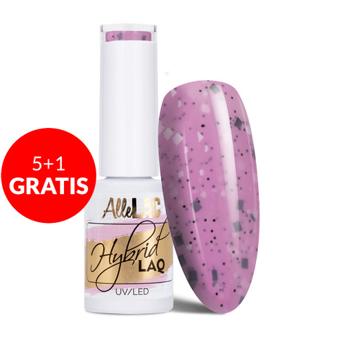 5+1 free AlleLac Fizzy Cocktails Collection hybrid nail polish 5g no. 100