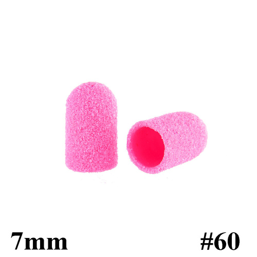 Kapturki do pedicure 7 mm gradacja 60 100szt ABS Podo Allemed Różowy Pink