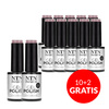 10+2 free NTN Premium Uptown Girl Collection HEMA/Di-HEMA Free Hybrid Nail Polish 5g No. 24