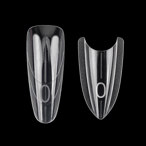 Doppie forme a sandwich per la ricostruzione delle unghie - Forme a sandwich ovali W557 Molly Nails, 240 pezzi