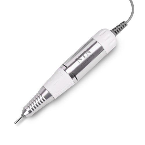 Fraiseuse à ongles à transformateur 65 W NTN Premium pour manucure et pédicure, blanche, DM208, 35 000 tours/minute, câble de 3 m