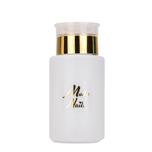 Dozownik z pompką na płyny Molly Nails złoty 150 ml