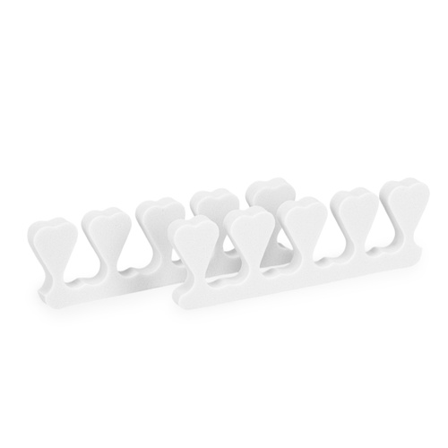 White Pedicure Separators, 200-Pack