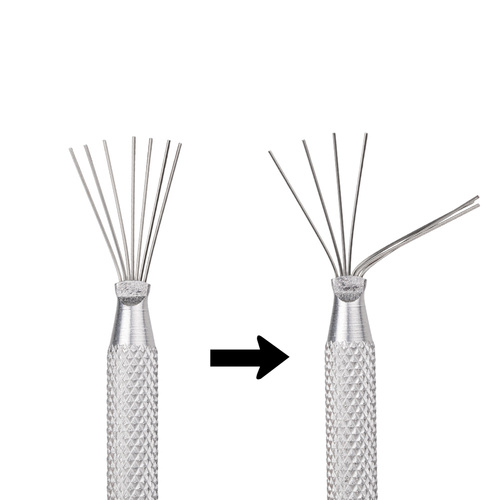 7-needle tool for modeling and decorating nails