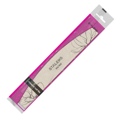 Pilnik mineralny do paznokci łódka półksiężyc 80/100 Staleks Expert 40