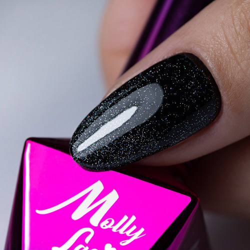 Top sans essuyage avec paillettes Hollywood Star MollyLac 10 g
