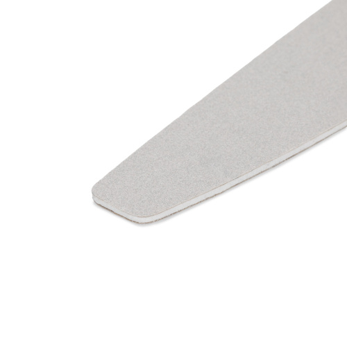 Lima de uñas «Paquete seguro» forma de barquito y media luna MollyLac zebra slim 180/240, alta calidad, 1 unidad
