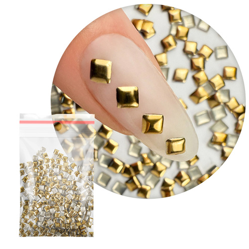 ShinePins — гладкі стрази, прикраси для нігтів, квадратні, великі, NTN Premium № 3, 5 г