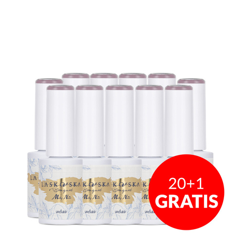 20+1 free LED/UV Gel Polish Molly Nails @Bouquet by Laskovska Shola HEMA/Di-HEMA Free 7g