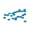 Cyrkonie do paznokci szklane SS10 Blue Zircon ok.50 szt.
