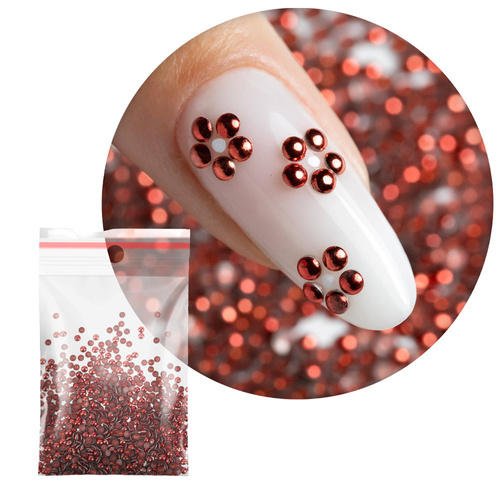 ShinePins: borchie lisce, decorazioni luccicanti per unghie, mini NTN Premium n. 5, 5 g