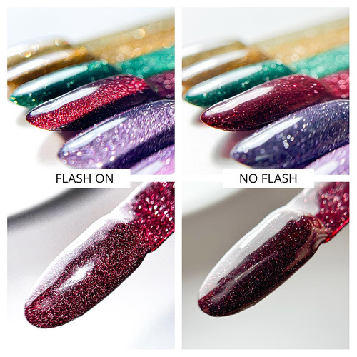 Lakier hybrydowy Molly Nails Flashing Lights 3 First Love HEMA/Di-HEMA Free 8g Nr 613