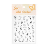 Adhesivos para uñas 5D con motivos florales MO-503 MollyNails