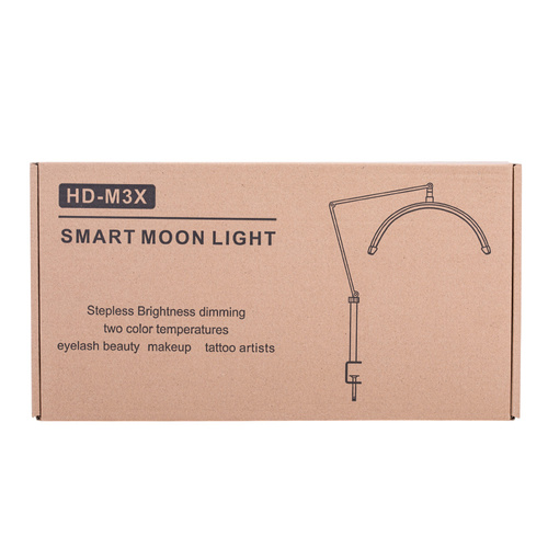 Lampa kosmetyczna LED łuk 20W biurkowa bezcieniowa czarna DZ-M3X