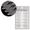 Self-adhesive silicone molds for Dual Form oval ST012-3 MollyLac 24 pcs.
