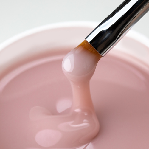 10 + 1 gratuit Gel de construction auto-nivelant, dur, de densité moyenne, NTN Premium Classic Nude, sans HEMA/Di-HEMA, 50 g