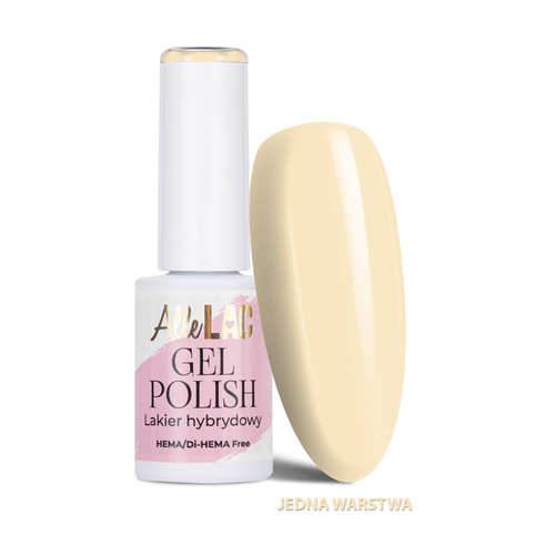 LED/UV-Gel-Nagellack Yellows Y7 Butter AlleLac, frei von HEMA/Di-HEMA, 6 g