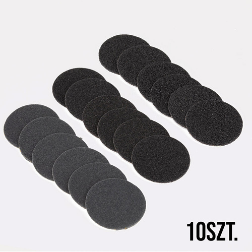 Dysk tarcza do pedicure Pododisk zestaw trzpień dysk + nakładki tarcze wymienne 50 szt. L 25 mm