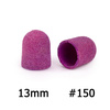 Pedicure caps 13 mm, 150 grit, 10 pcs Fabric Podo AlleMed Purple