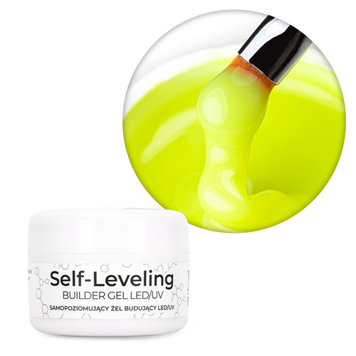 Gel de construction auto-nivelant, dur, de densité moyenne, Molly Nails Coffee Blush, sans HEMA/Di-HEMA, 50 g