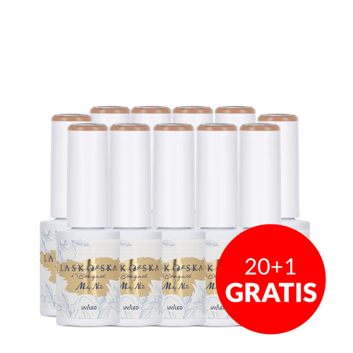 20+1 free LED/UV Gel Polish Molly Nails @Bouquet by Laskovska Peony HEMA/Di-HEMA Free 7g