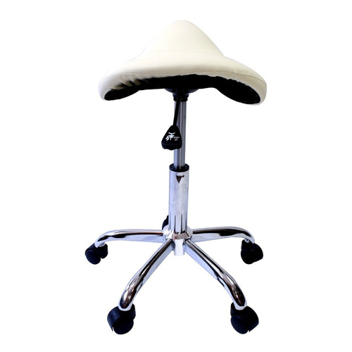 Taboret kosmetyczny Optima bez oparcia CO ecru CN03003