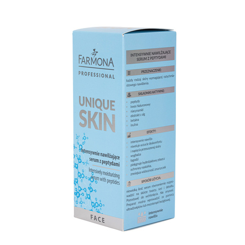 Sérum hydratant pour le visage aux peptides Farmona Unique Skin 30 ml