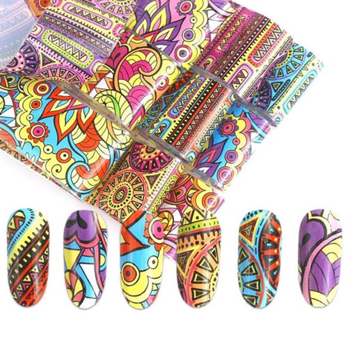 Folia transferowa 100 cm retro paisley Nr 3
