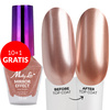 10 + 1 gratis. Esmalte clásico MollyLac Mirror, efecto espejo/metalizado, n.º 11, 10 ml