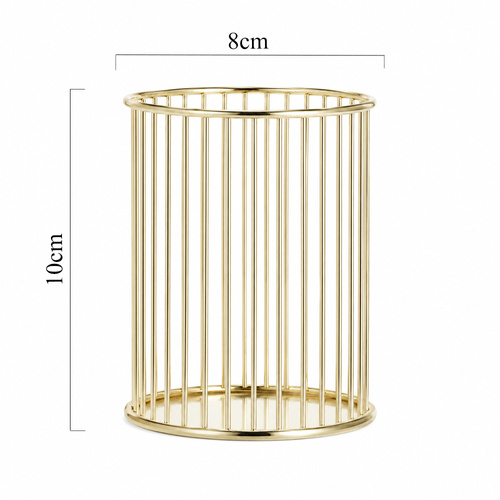 Support de rangement pour pinceaux, doré, n° 6