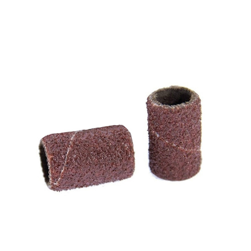 Capuchons pour manucure et pédicure, mandrins, embouts abrasifs, cylindre de 6 mm, grain 80, marron, 1 000 pièces