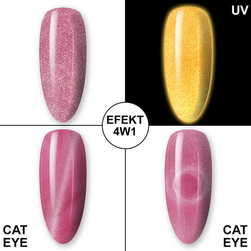 5+1 Free MollyLac Night Glowing Sweetest Perfection Glow-in-the-Dark Hybrid Nail Polish, HEMA/Di-HEMA Free, 10g, No. 672