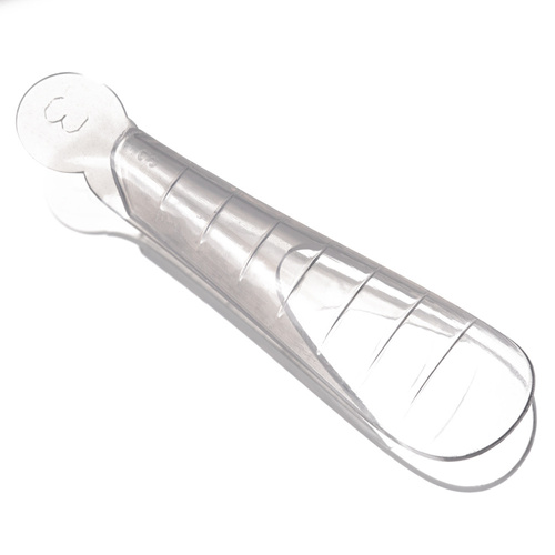 Lot de 12 moules en silicone double forme pour manucure française
