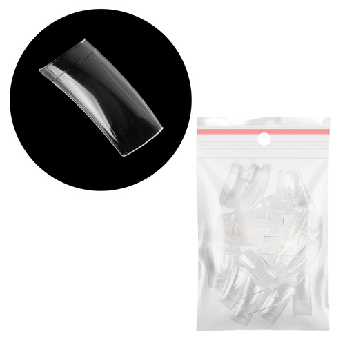 Glass tips, short pocket, size supplement no. 1. 60 pcs.