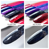 Vernis hybride Molly Nails Duo Flashing Lights Devil’s Night sans HEMA/Di-HEMA, 8 g, n° 604