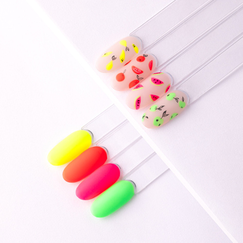 10+1 БЕЗКОШТОВНО Гібридний лак AlleLac Fanaberia Collection Neon 5 г № 24