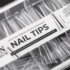 Tips per l'estensione rapida delle unghie Nail Tips NTN Premium ballerina con tasca corta, 100 pezzi