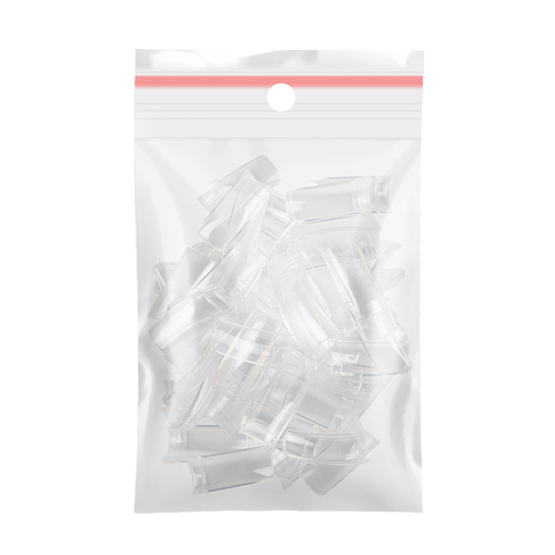 Glass tips, short pocket, size 2 refill. 60 pcs.