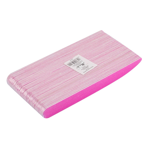 Pilnik do paznokci infinity slim 100/100 neon pink organic drewniany No Name