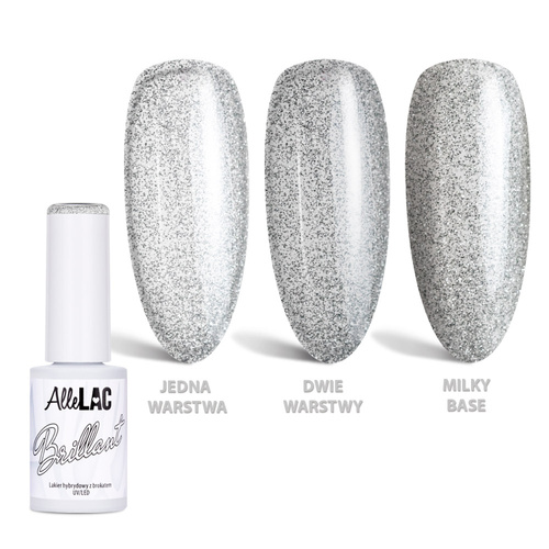 Esmalte híbrido LED/UV Gel Polish n.º 144 Brillant Limited Edition AlleLac sin HEMA ni Di-HEMA, 5 g