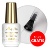 10+1 free Rubber base flexible nails manicure pedicure for decorations S.O.S. Antidote Pro Salon Molly Nails Clear 15g