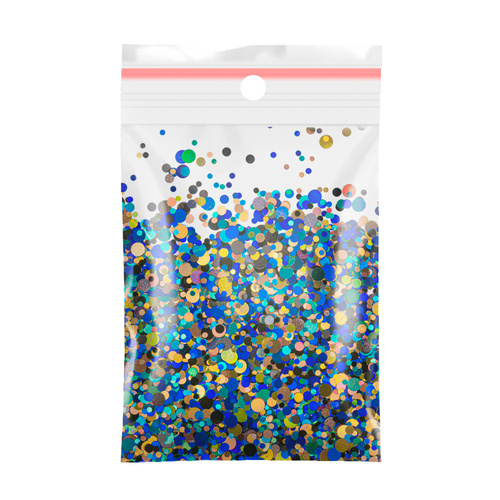 Kolorowa ozdoba do paznokci Pop-Up! Piegi Confetti Dropsy Kropki Kółeczka Princess Nails Nr 10 20g