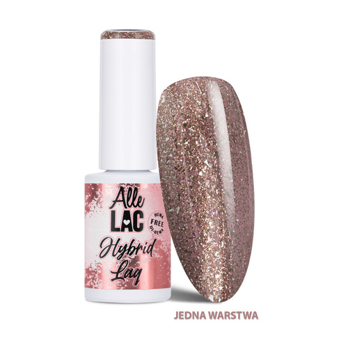 Zestaw 5 lakierów hybrydowych Browns AlleLac + Baza i Top Gratis