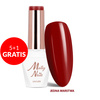 5+1 безкоштовно Гібридний лак LED/UV Gel Polish La Vie en Rouge № 321 Midnight Secret MollyNails без HEMA/Di-HEMA 8 г