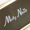 Metalowa tacka na narzędzia Molly Nails złota